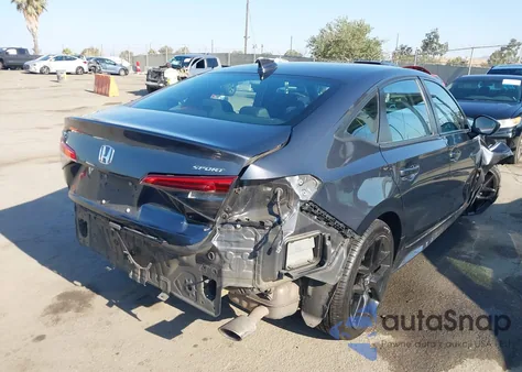 2022 Honda Civic Sport z USA, uszkodzony, nr VIN 2HGFE2F58NH521739